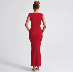 NIDANSSI Red Pleated
