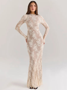 Print Long  Dress - Sallomin