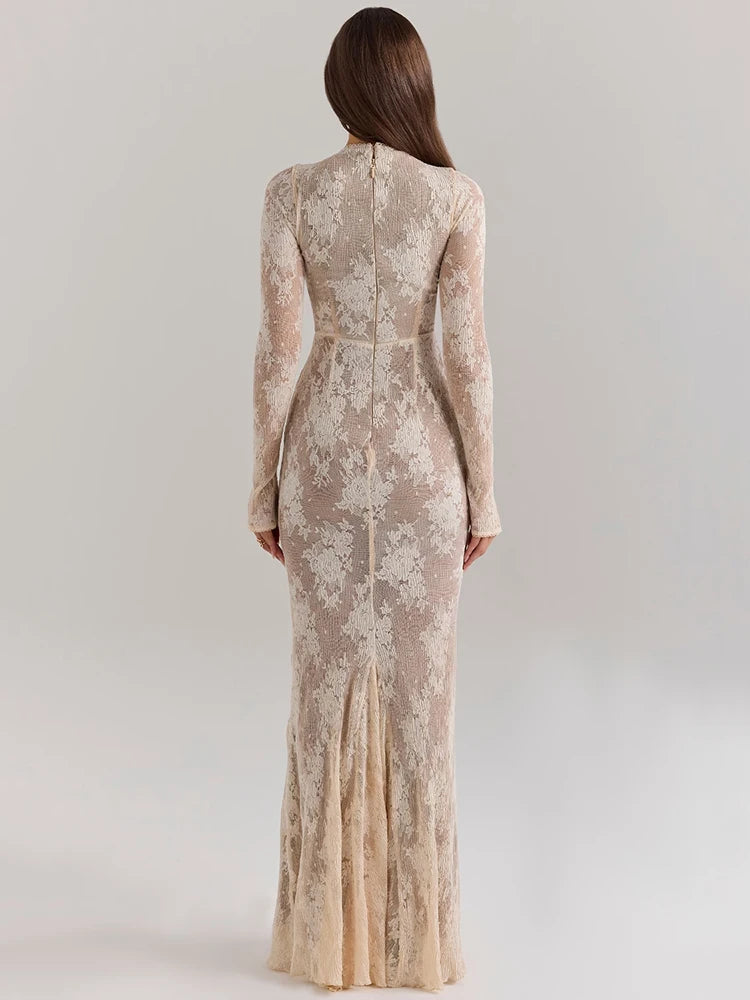 Print Long  Dress - Sallomin