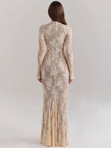 Print Long  Dress - Sallomin