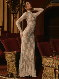 Print Long  Dress - Sallomin