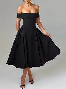 Lozision Off-shoulder dress