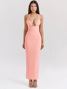 Halter Sexy Maxi Dress