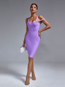 Lilac Bandage Dress