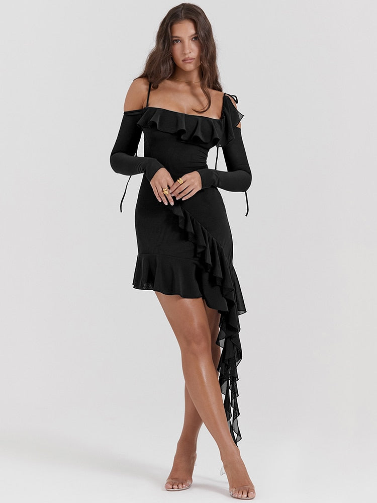 Ruffle Mini Dress