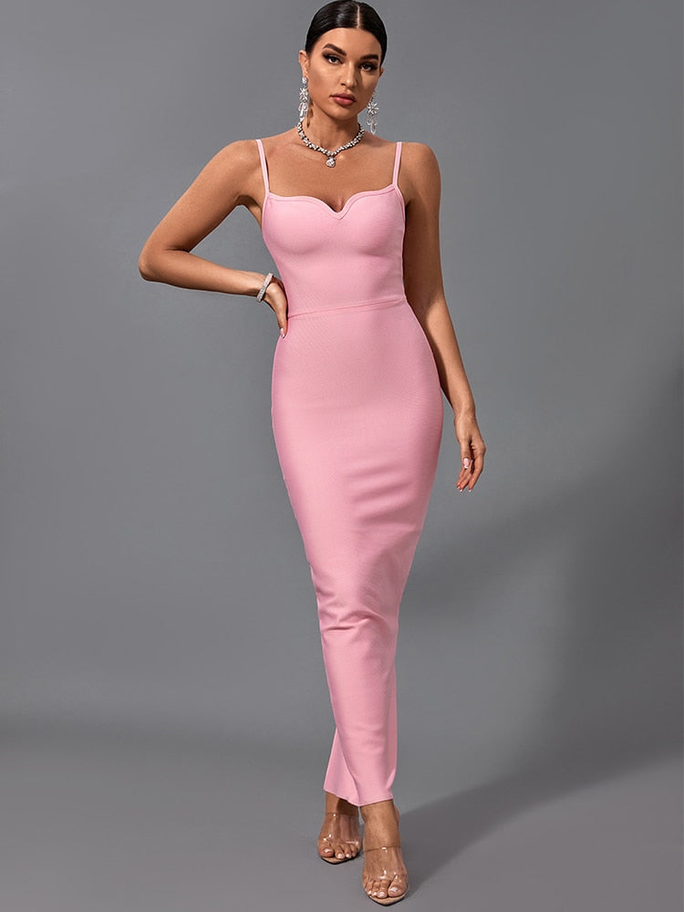 Maxi Long Bandage Dress