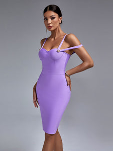 Lilac Bandage Dress