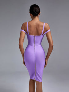 Lilac Bandage Dress